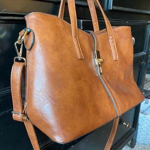 Caramel Leather Purse